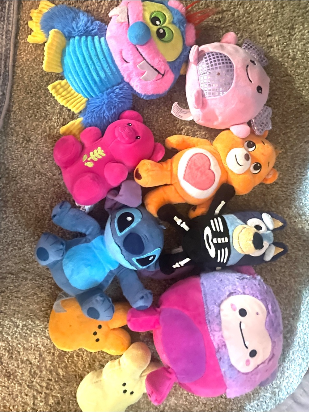 Assorted Plush Kids Toys - Multicolor Plush Bundle